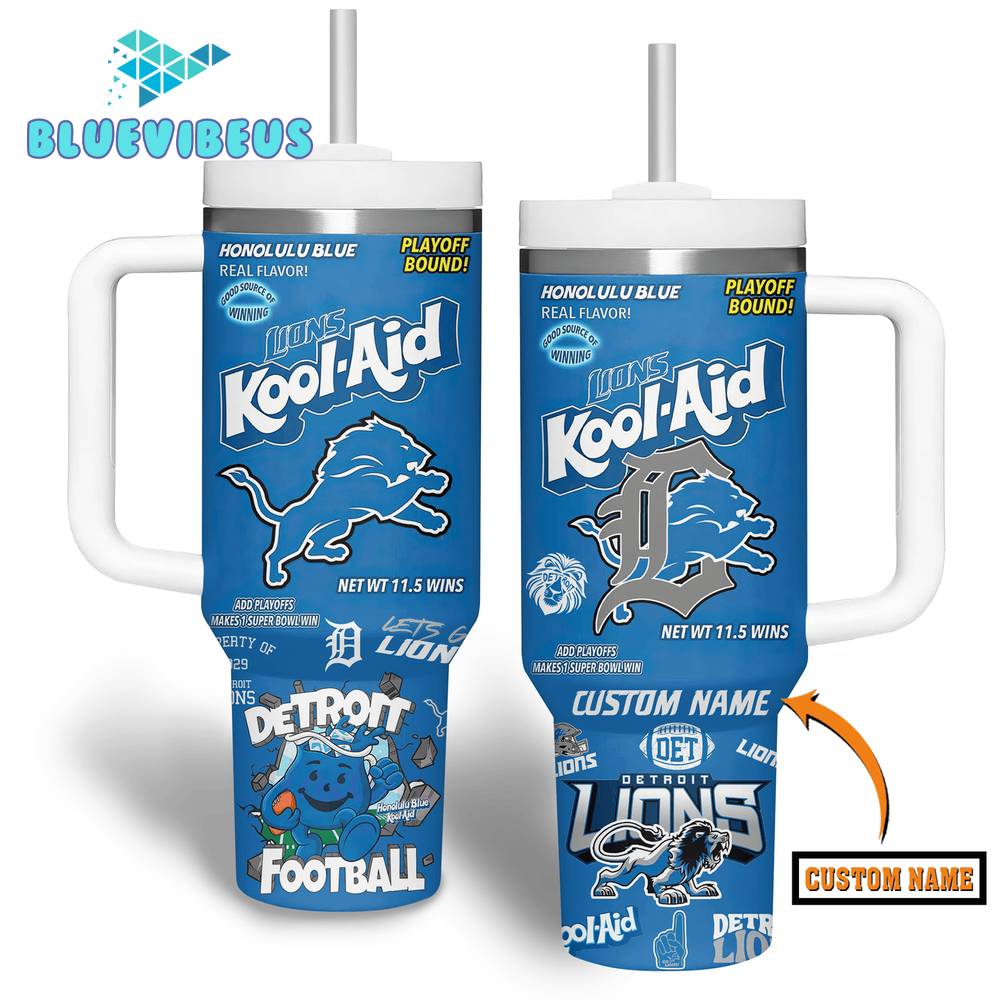 Detroit Lions Football Team New Personalized Stanley Tumbler