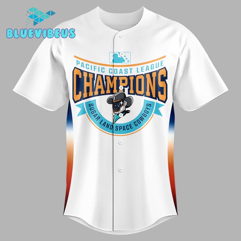 Sugar Land Space Cowboys Pacific Coast League Champions Baseball Jersey