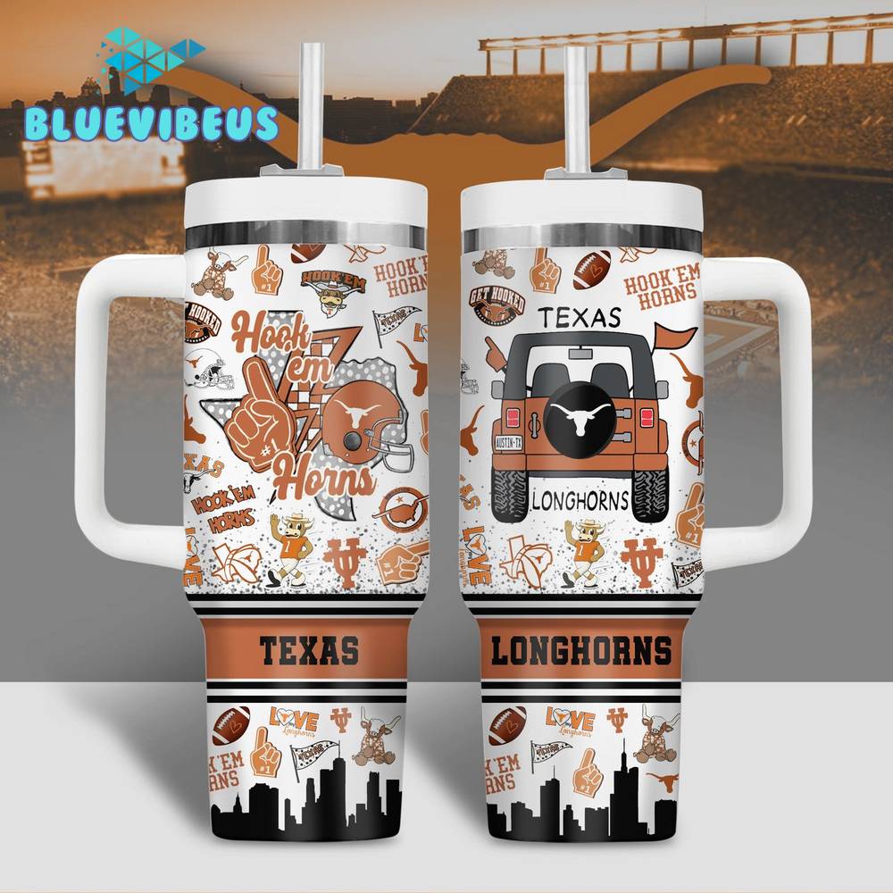 Texas Longhorns Hook’Em Horns Stanley Tumbler