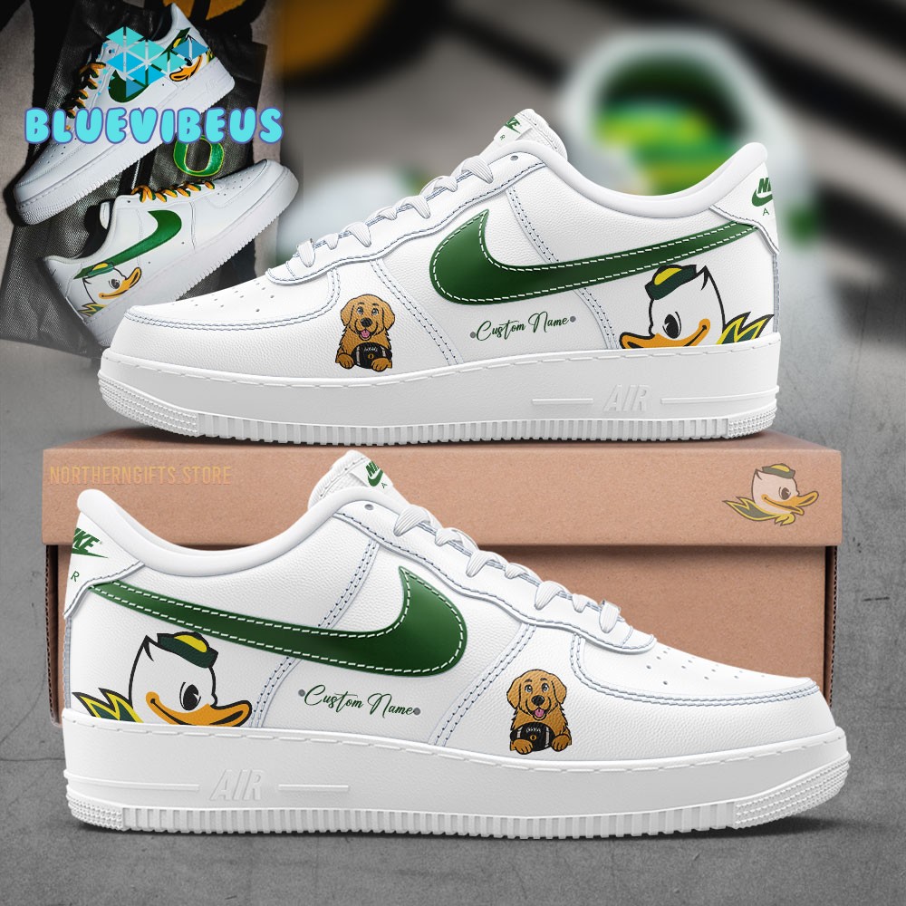 Ben Herbstreit x Oregon Ducks Custom Name Air Force 1