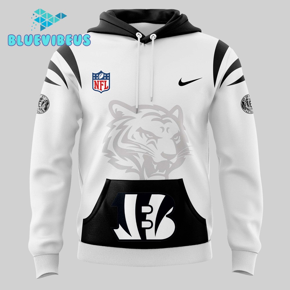 Cincinnati Bengals 2024 Pullover Nike White Hoodie