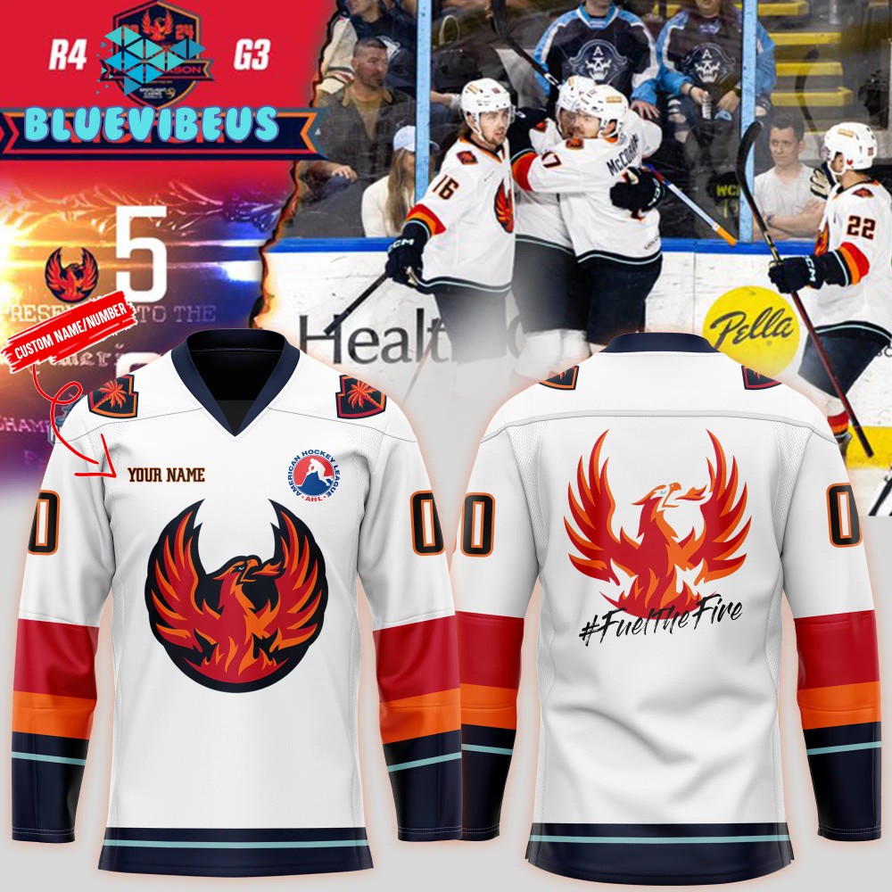 Coachella Valley Firebirds AHL Custom Name Hockey Jersey