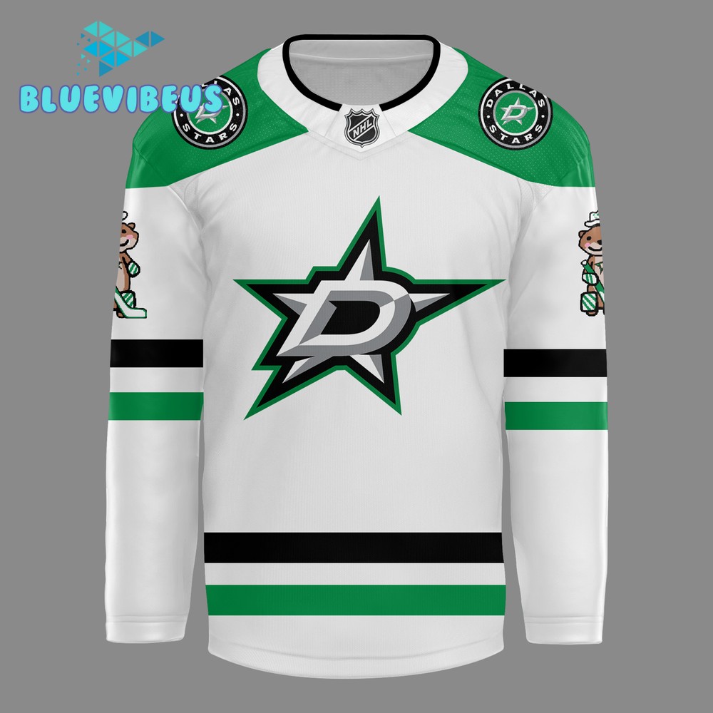 Dallas Stars NHL Oettinger White Away Hockey Jersey