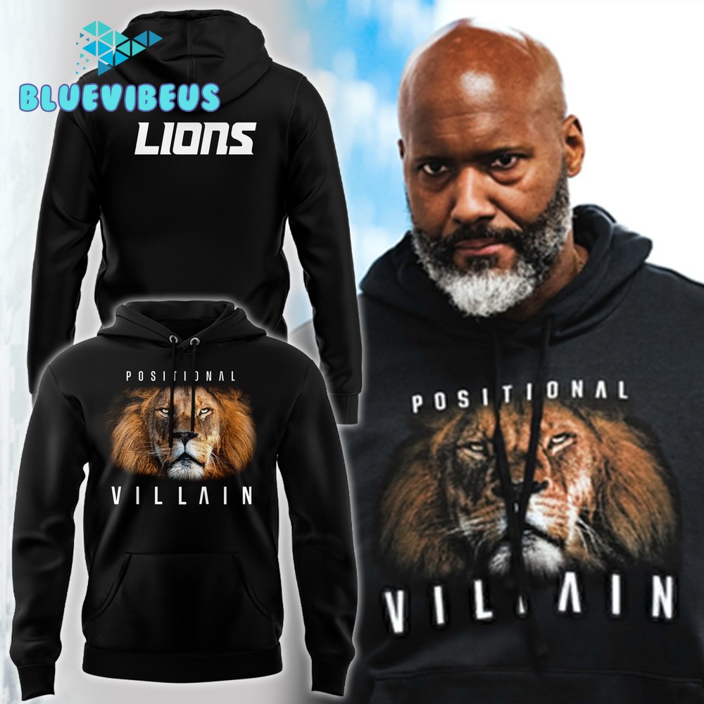 Detroit Lions Football Limited Edition 2024 Villain Hoodie