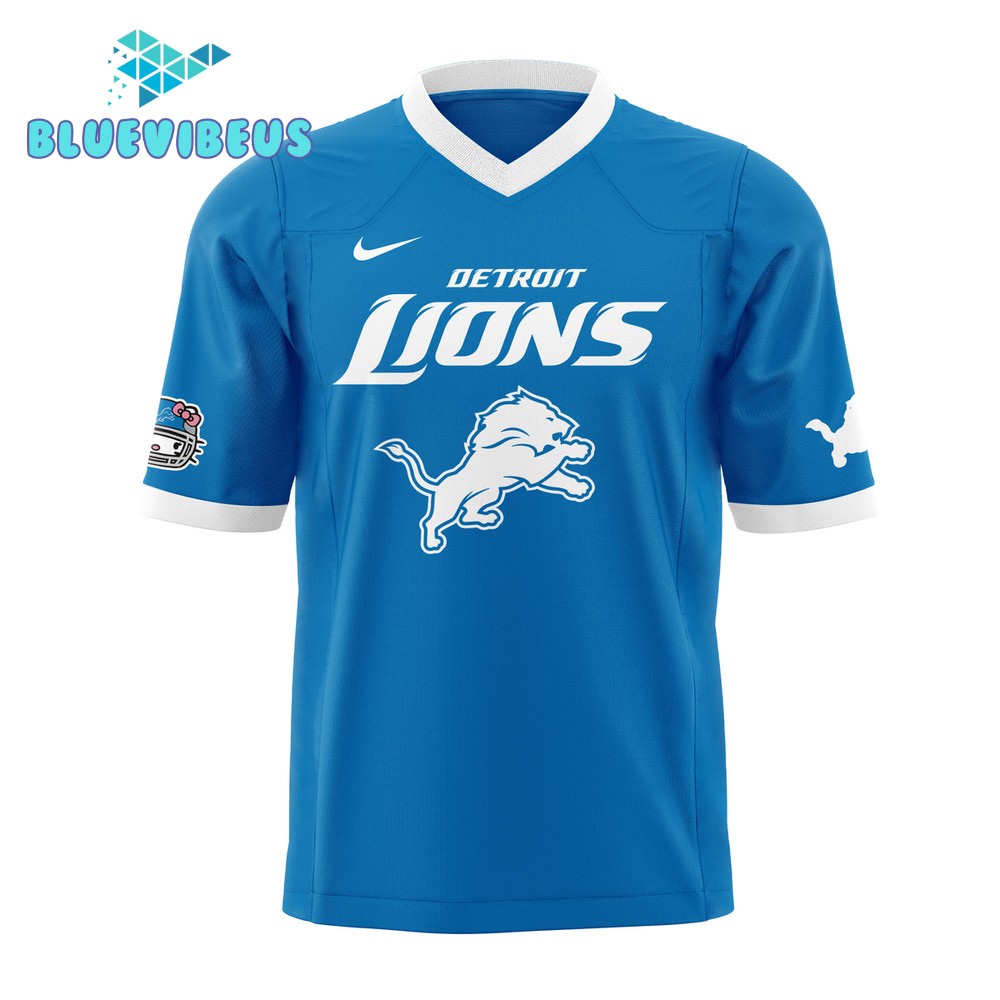 Detroit Lions x Hello Kitty Limited Edition Football Jersey