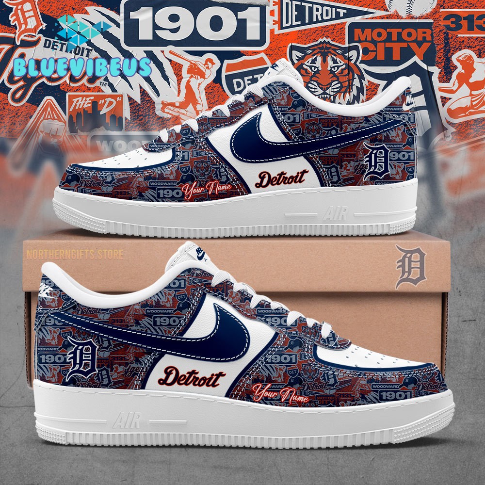 Detroit Tigers 2024 Custom Name For Fans Air Force 1