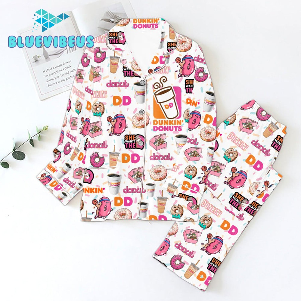 Dunkin’ Donuts Fastfood Special Pajamas Set