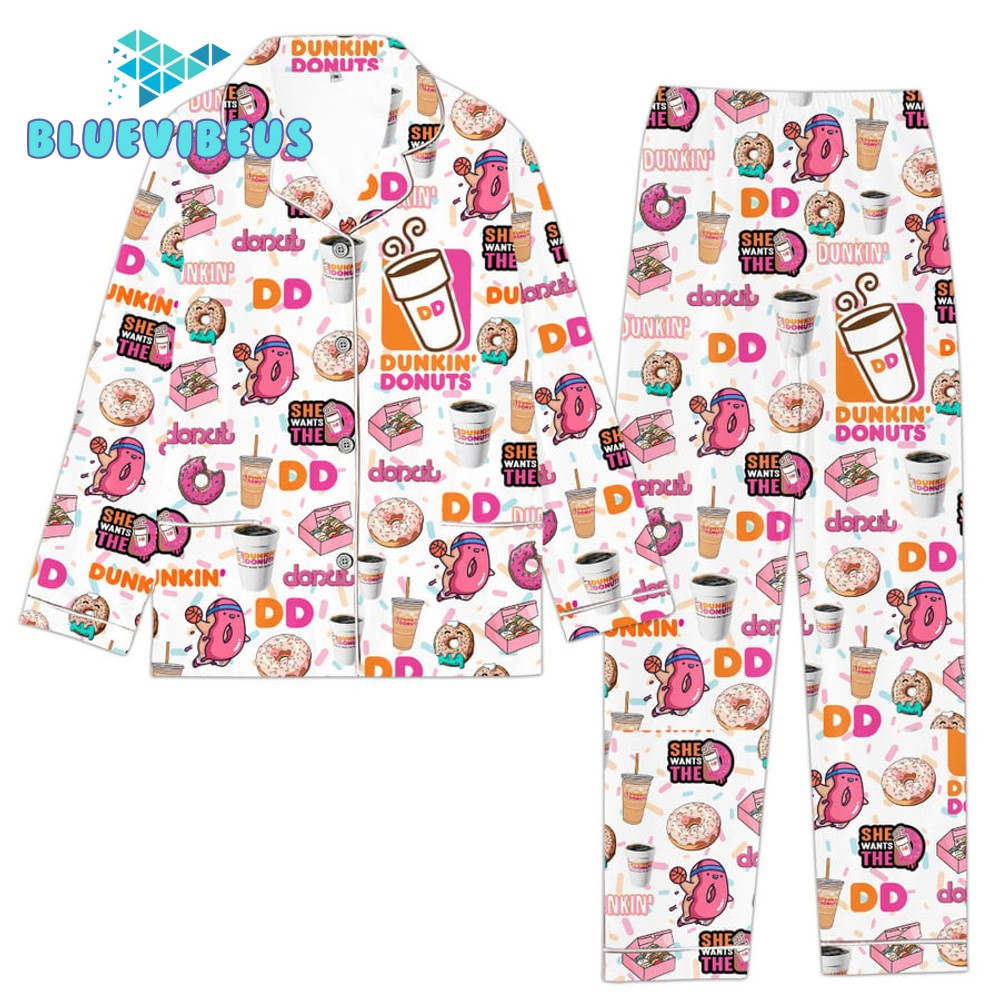 Dunkin’ Donuts Fastfood Special Pajamas Set