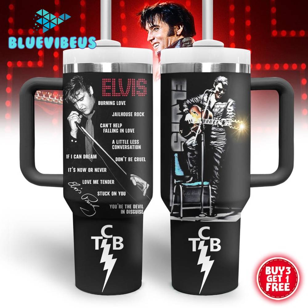 Elvis Presley Burning Love Limited Edition Stanley Tumbler