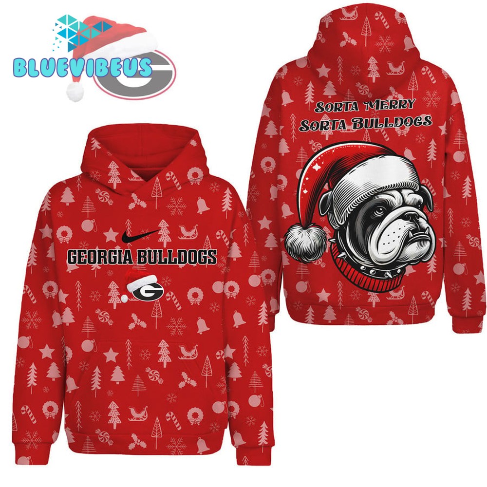 Georgia Bulldogs Sorta Merry Sorta Bulldogs Hoodie