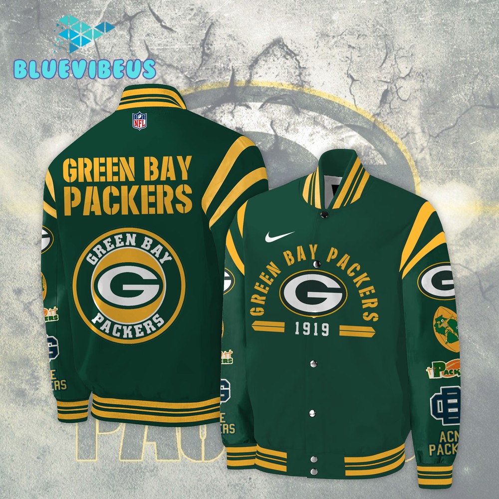 Green Bay Packers City Limited Edition Nike Baseball Jacket