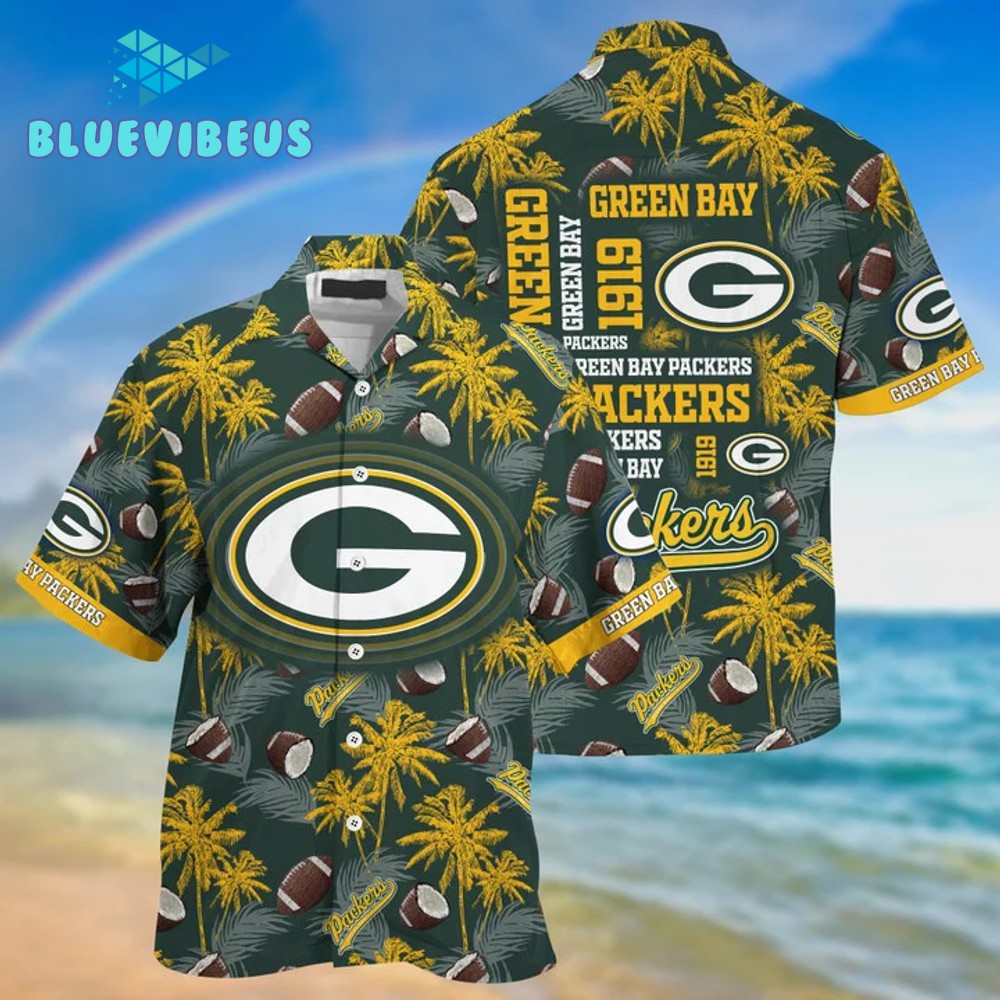 Green Bay Packers NFL Logo Special Hawaiian Shirt