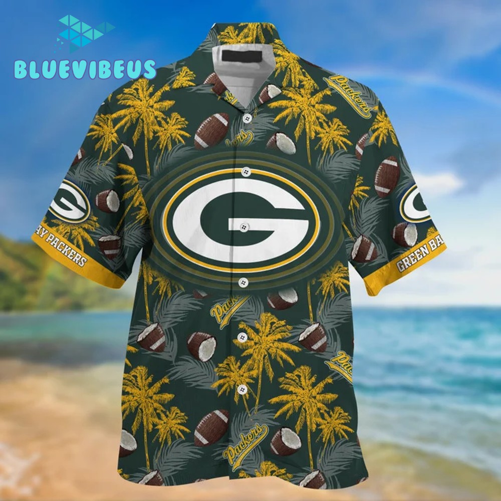 Green Bay Packers NFL Logo Special Hawaiian Shirt