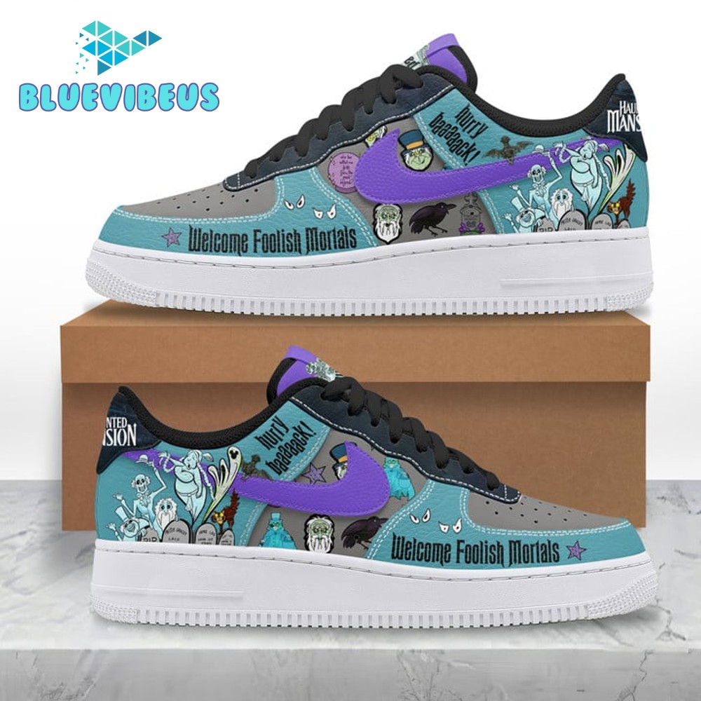 Haunted Mansion Welcome Foolish Mortals Air Force 1