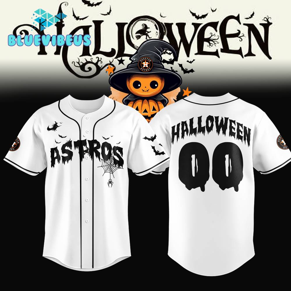 Houston Astros Halloween 2024 Customized Baseball Jersey