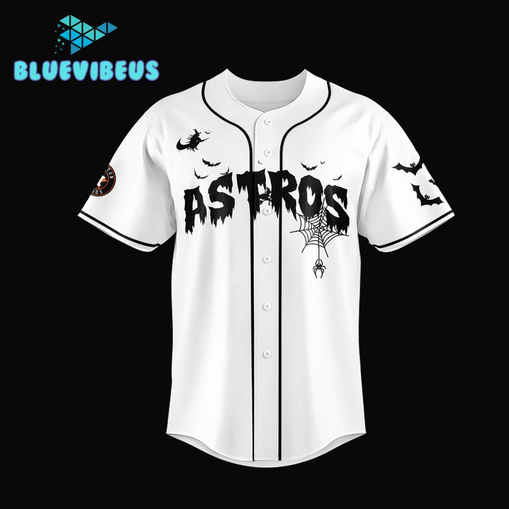 Houston Astros Halloween 2024 Customized Baseball Jersey