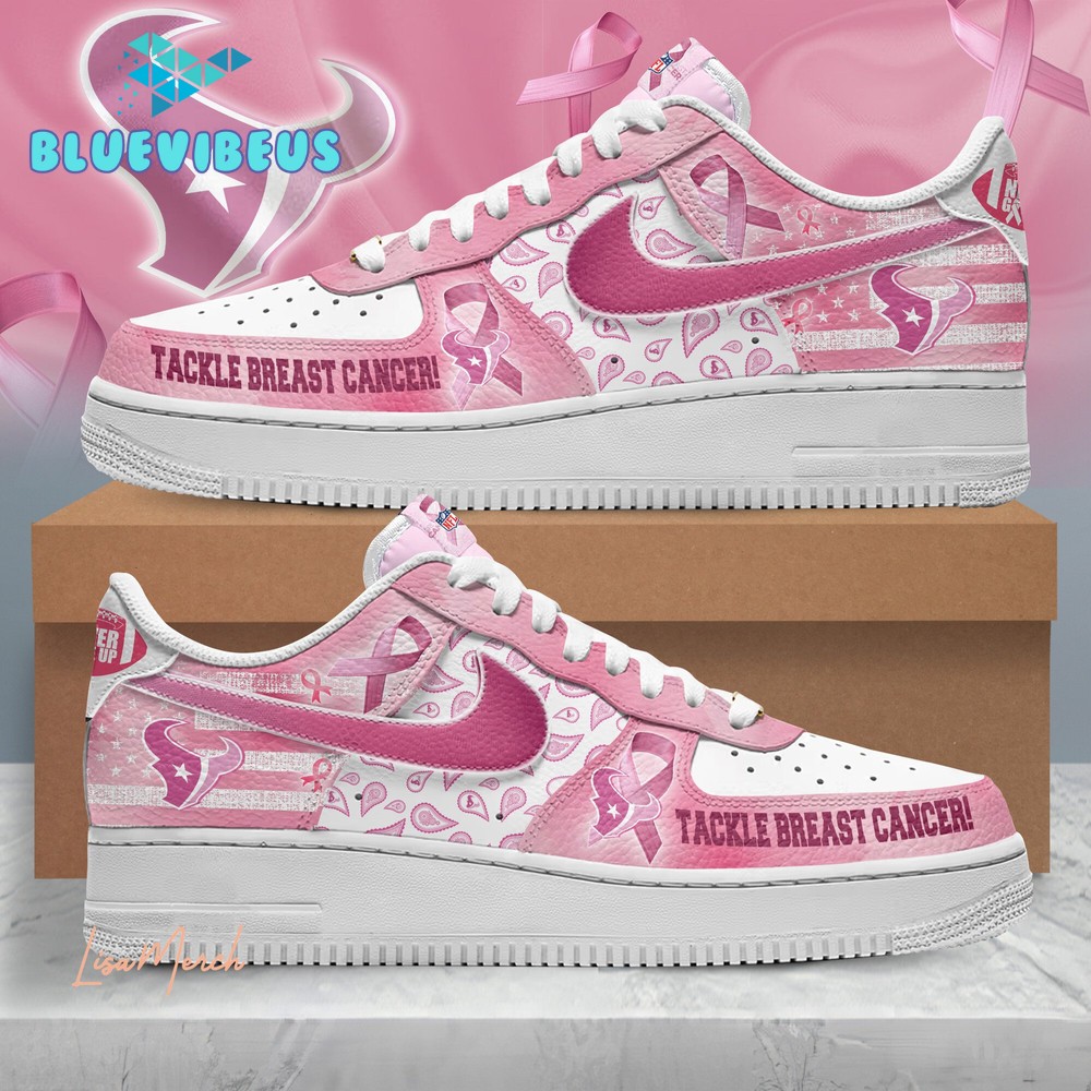 Houston Texans NFL Tackle Breast Cancer Air Force 1