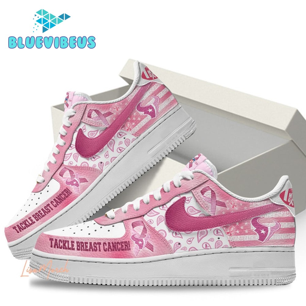 Houston Texans NFL Tackle Breast Cancer Air Force 1