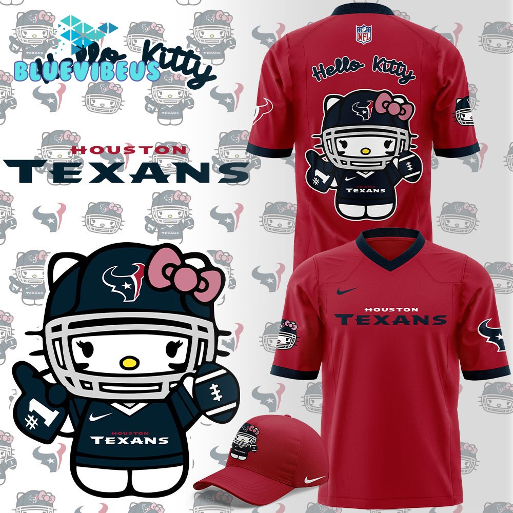 Houston Texans x Hello Kitty 2024 Special Football Jersey