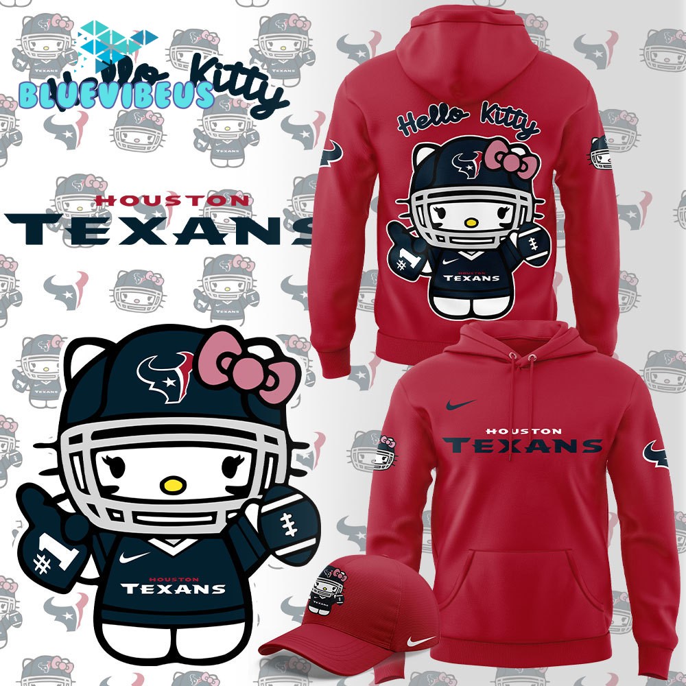 Houston Texans x Hello Kitty Combo Hoodie, Cap