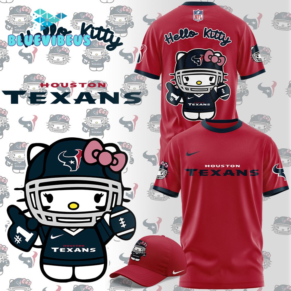 Houston Texans x Hello Kitty Limited Edition Red Shirt