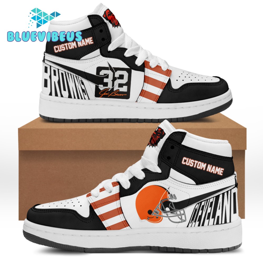 Jim Brown Cleveland Browns Special Air Jordan 1