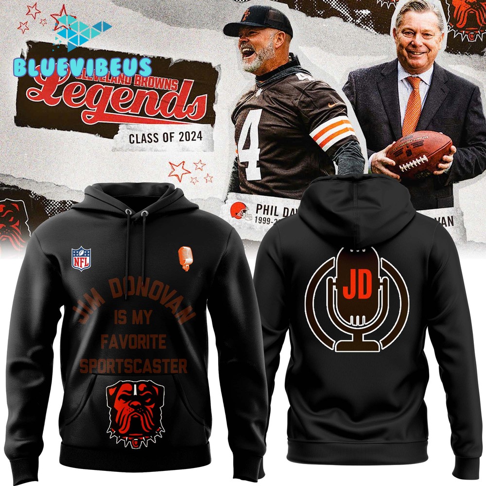 Jim Donovan Cleveland Browns Special Pullover Hoodie