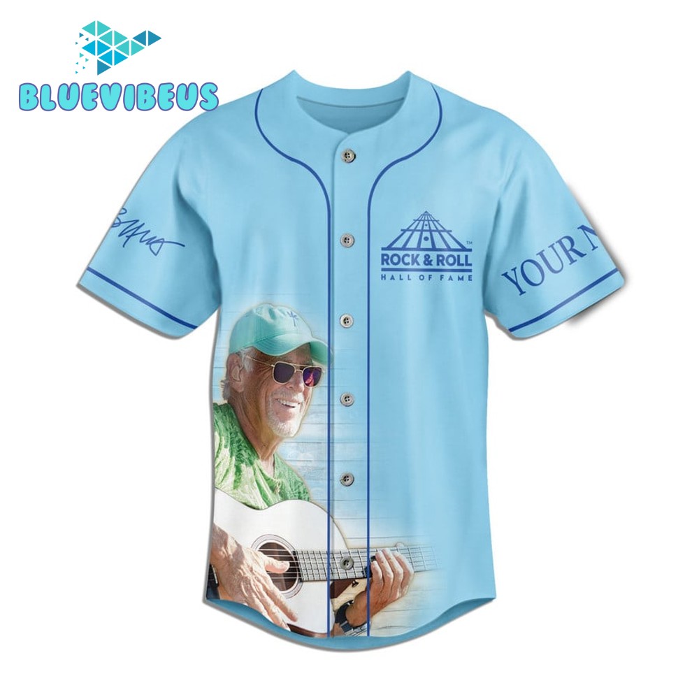 Jimmy Buffett Induction 2024 Personalized Baseball Jersey