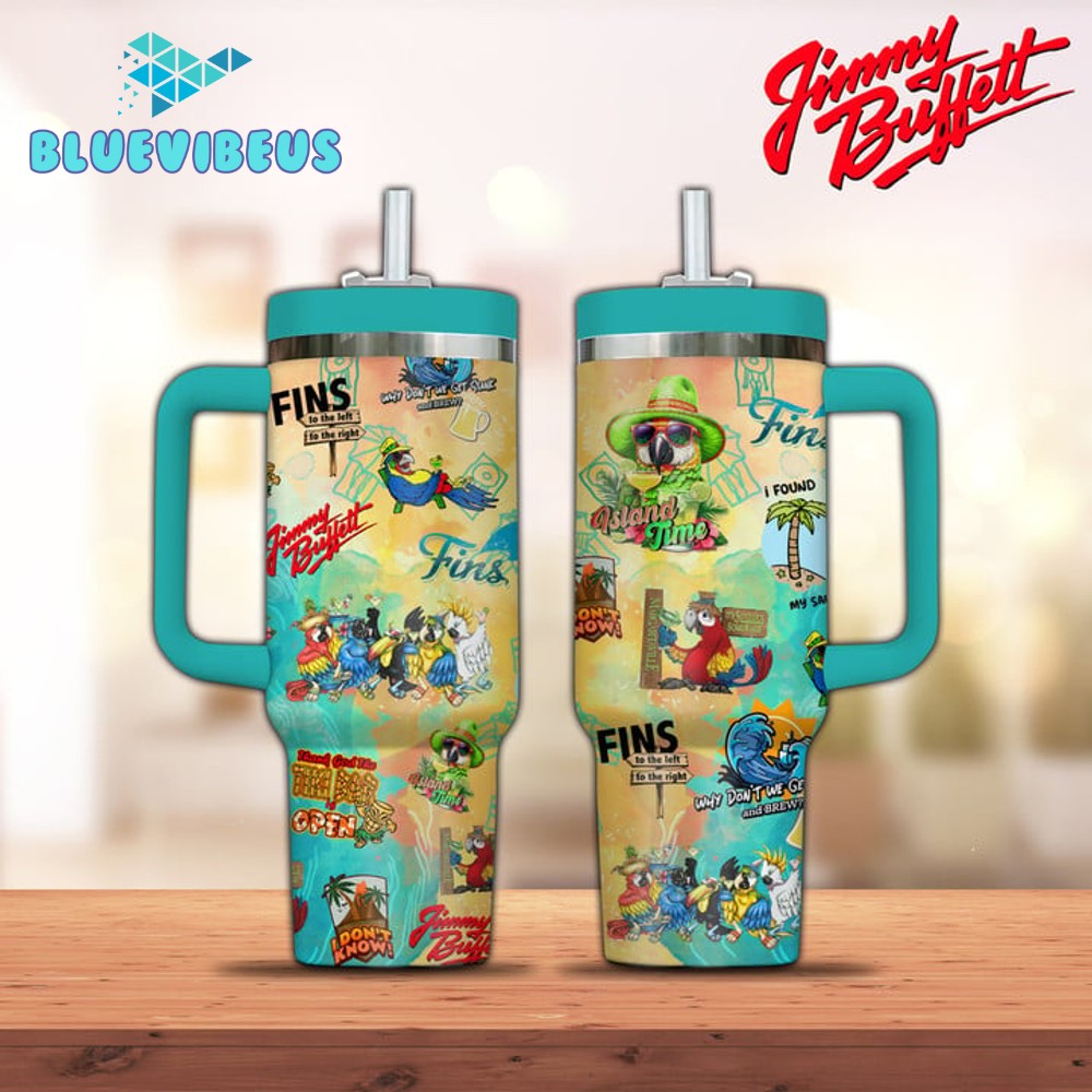 Jimmy Buffett New 40 oz  Stanley Tumbler