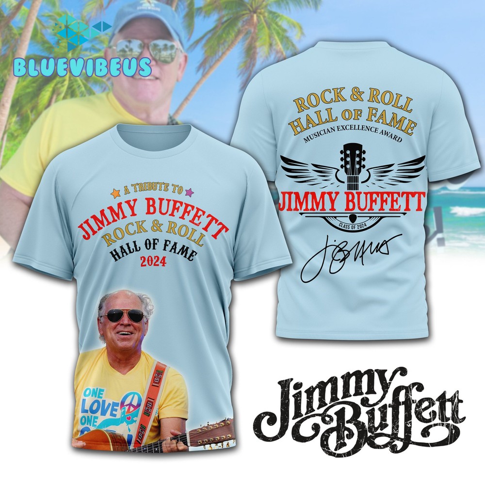 Jimmy Buffett Rock And Roll Hall Of Fame 2024 Shirt