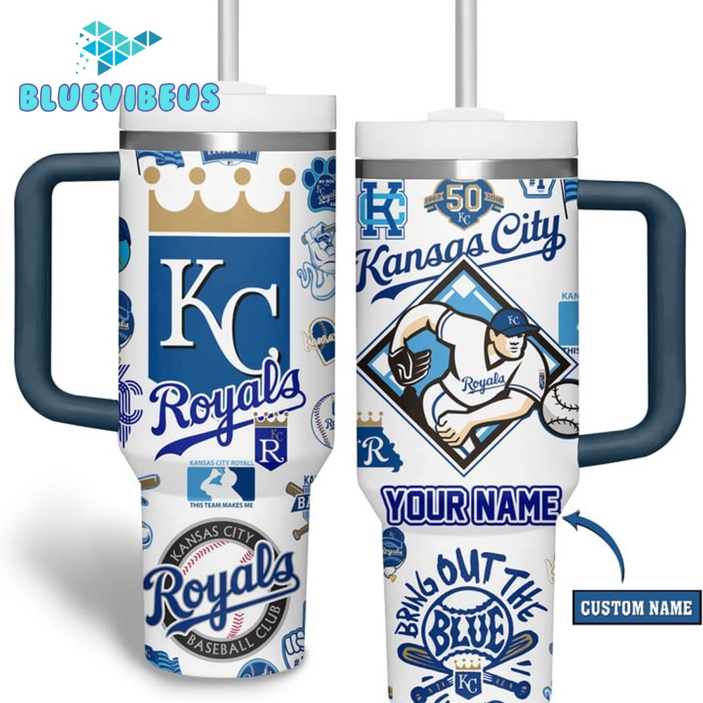 Kansas City Royals MLB Custom Name Stanley Tumbler