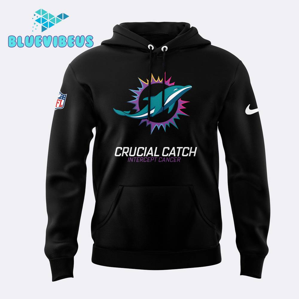 Miami Dolphins 2024 NFL Crucial Catch Hoodie