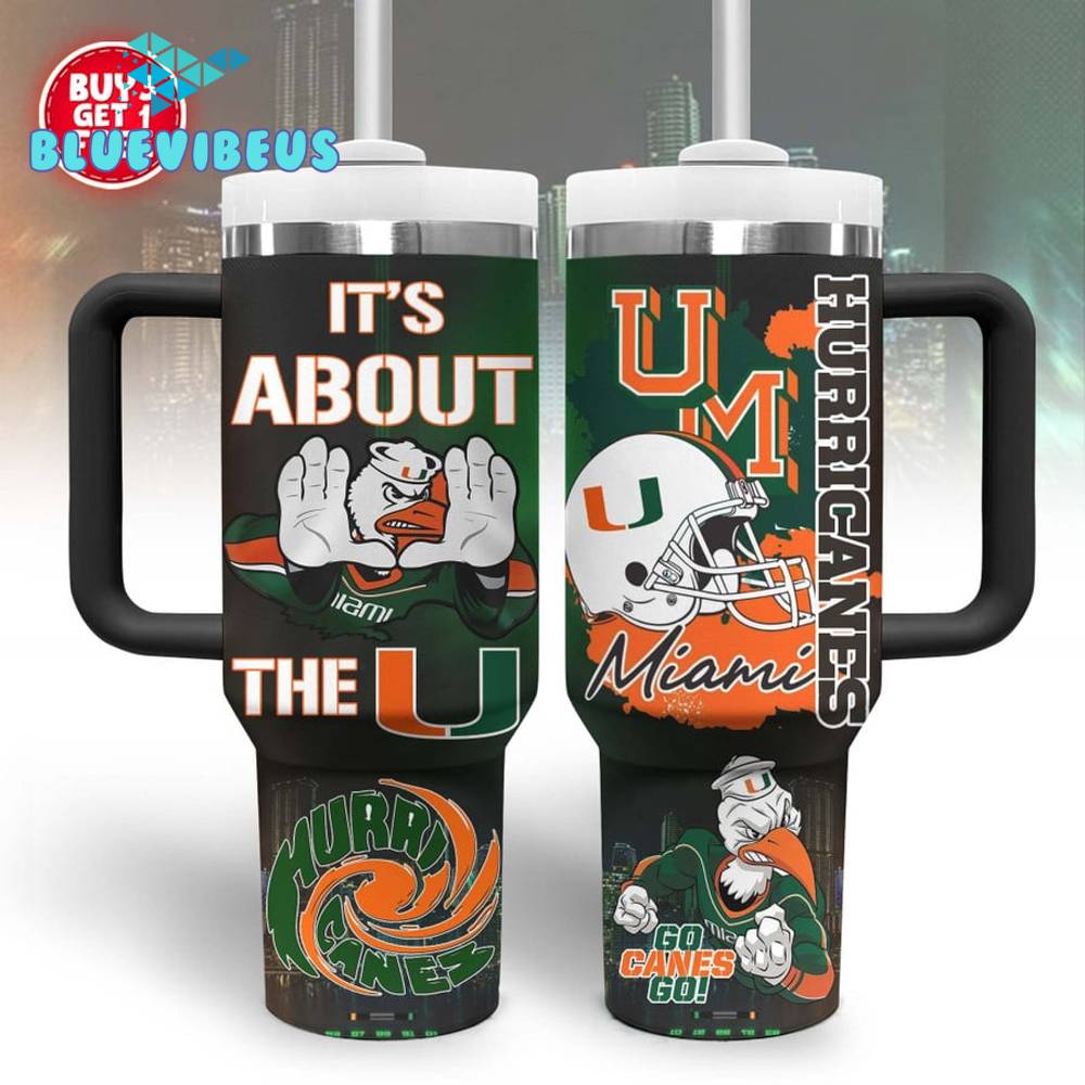 Miami Hurricanes Football 2024 Stanley Tumbler