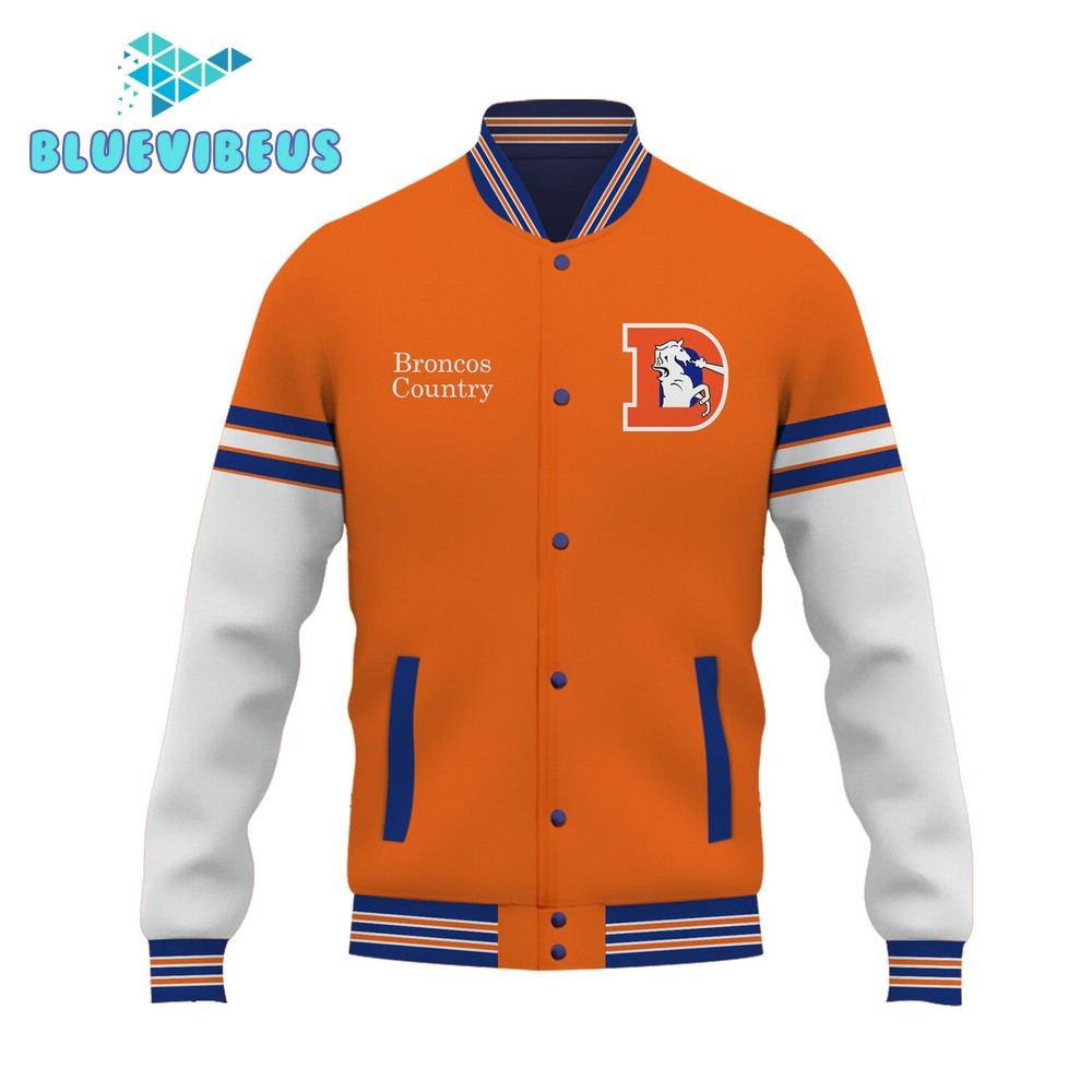 NFL Denver Broncos Country Special Baseball Jacket