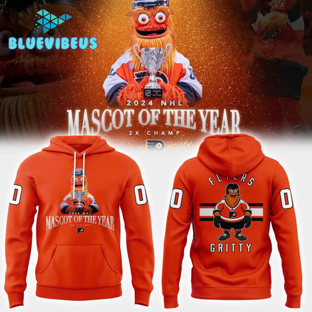 NHL 2024 Gritty Mascot Of The Year Hoodie