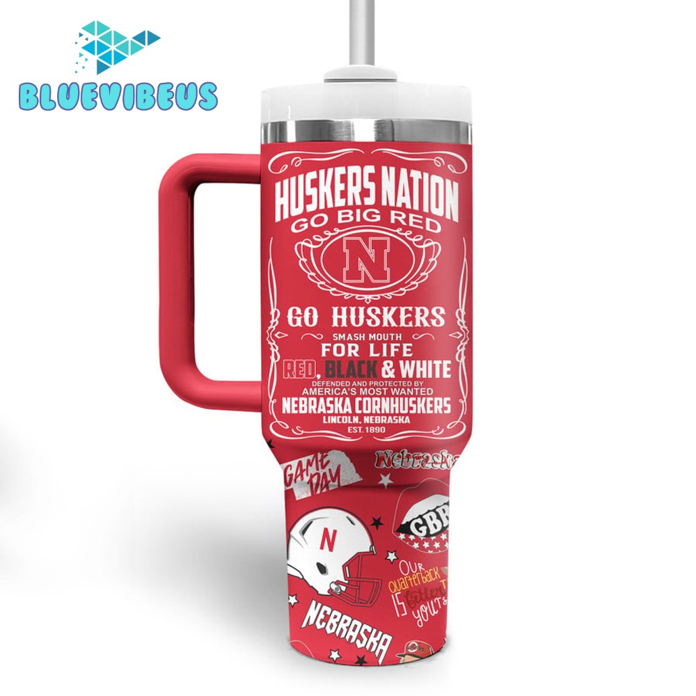 Nebraska Cornhuskers 2024 Football Schedule Stanley Tumbler