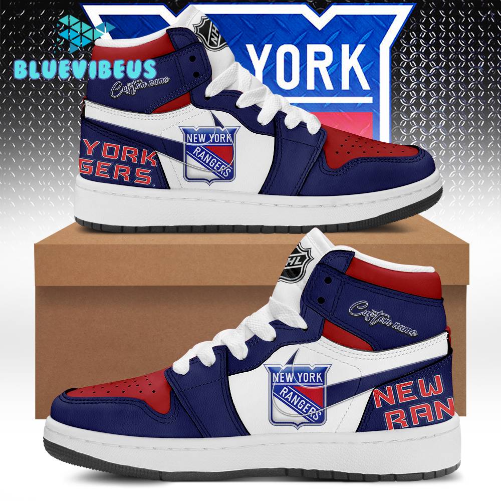 New York Rangers NHL Special Personalized Air Jordan 1