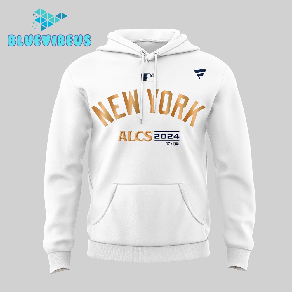 New York Yankees ALCS White Hoodie 2024