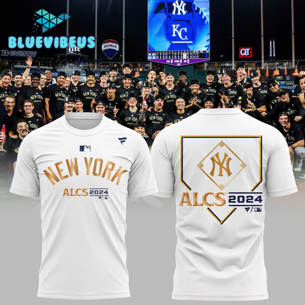 New York Yankees ALCS White Shirt 2024