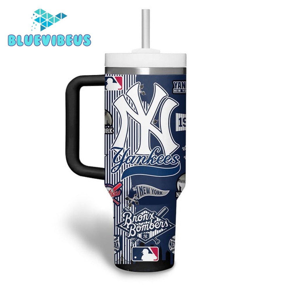 New York Yankees MLB Premium Custom Name Stanley Tumbler