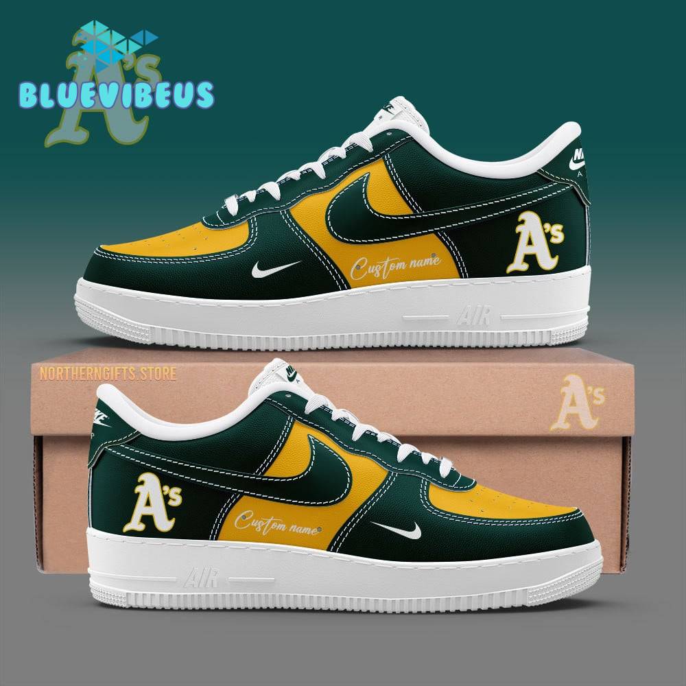 Oakland Athletics MLB Special Customized Air Force 1