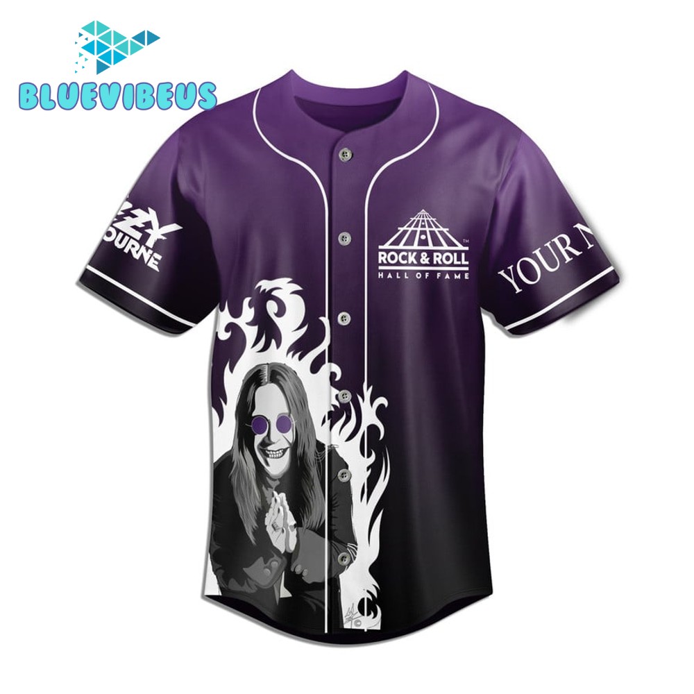 Ozzy Osbourne Induction 2024 Personalized Baseball Jersey