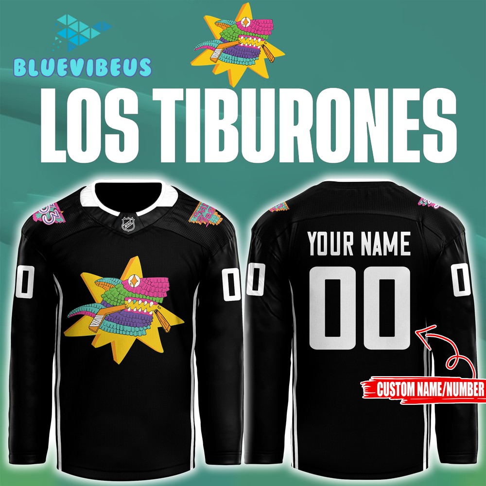 San Jose Sharks x Los Tibs 2024 Hockey Jersey