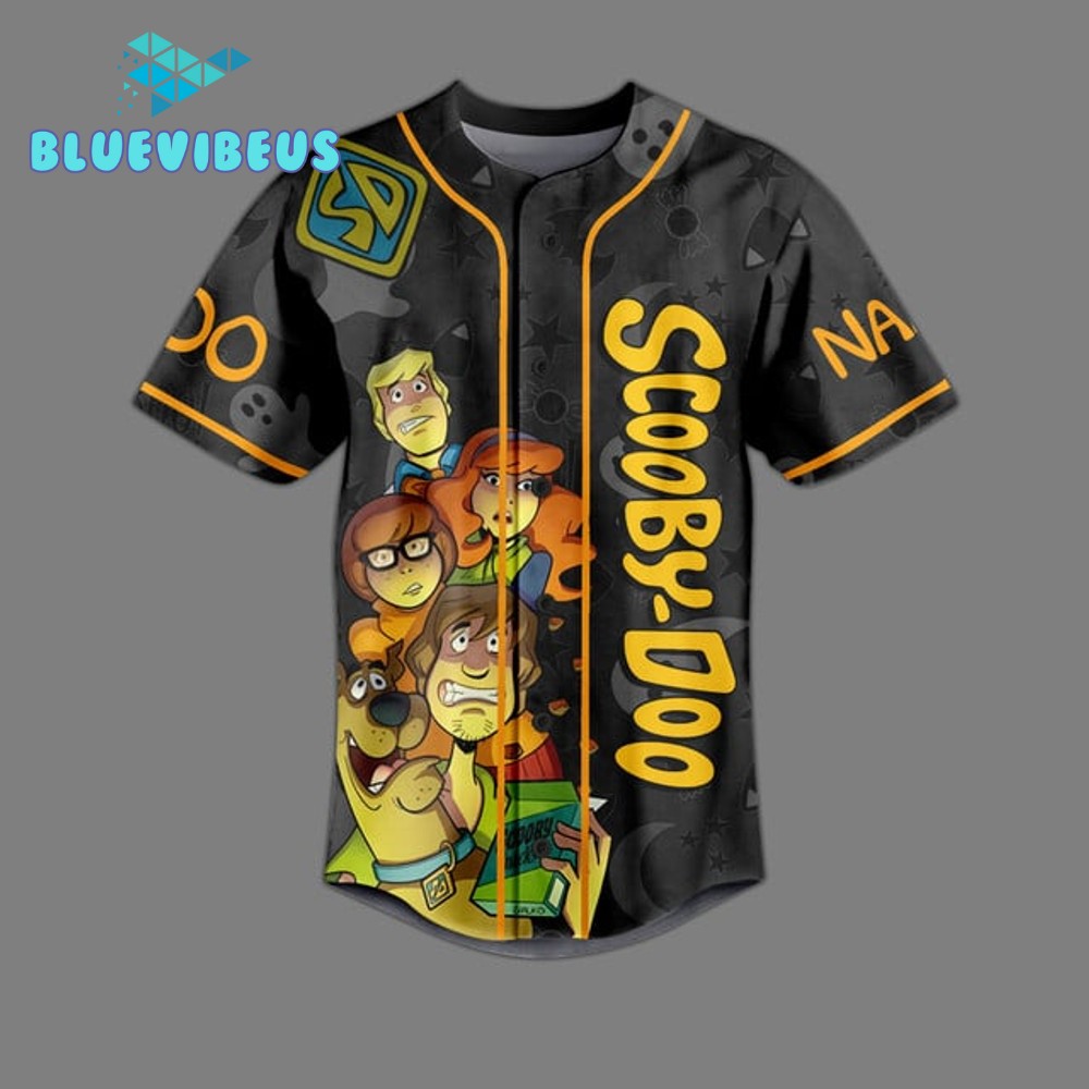 Scooby-Doo A Spooky Fine Custom Name Baseball Jersey