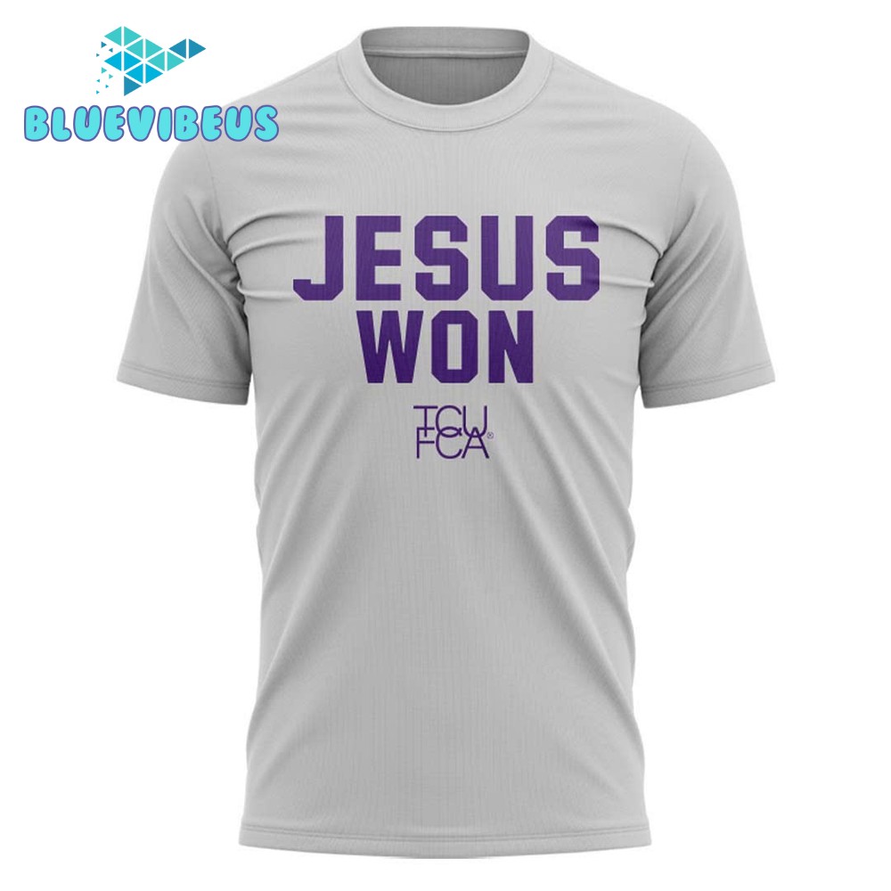 TCU Horned Frogs Football Jesus Won Shirt