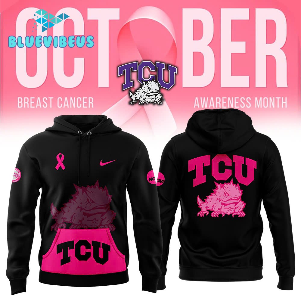 TCU Horned Frogs Football Stomp Out Cancer Hoodie