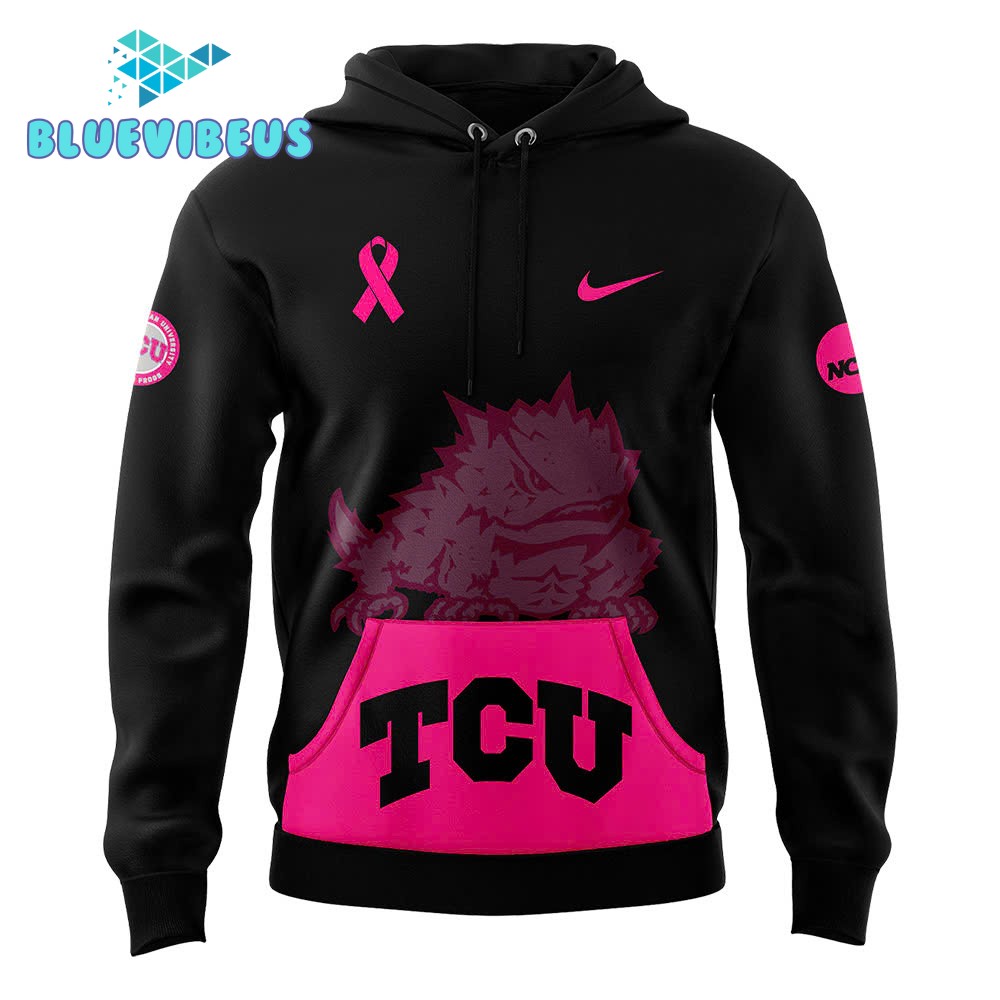 TCU Horned Frogs Football Stomp Out Cancer Hoodie