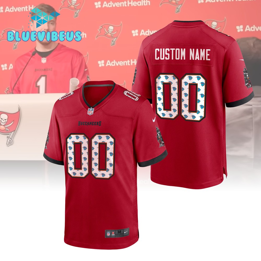 Tampa Bay Buccaneers NFL Red Customized Football Jersey