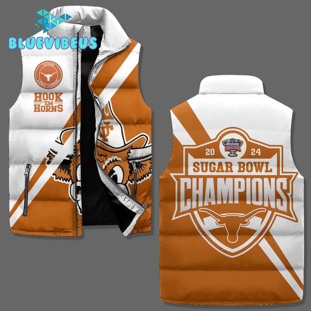 Tennessee Volunteers 2024 Sugar Bowl Champions Sleeveless Puffer Down Vest