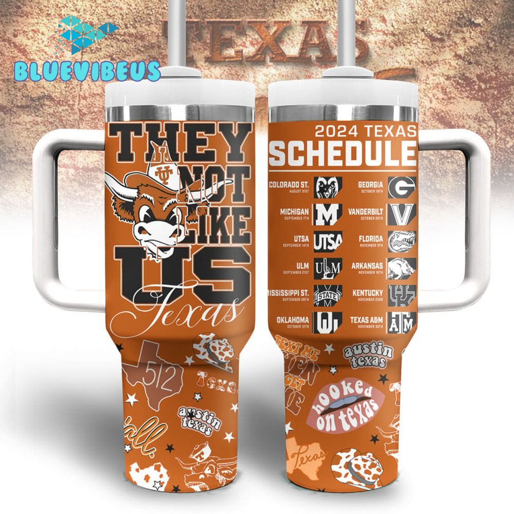 Texas Longhorns 2024 Football Schedule Stanley Tumbler